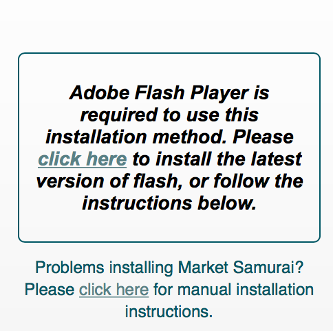 Market Samurai Adobe